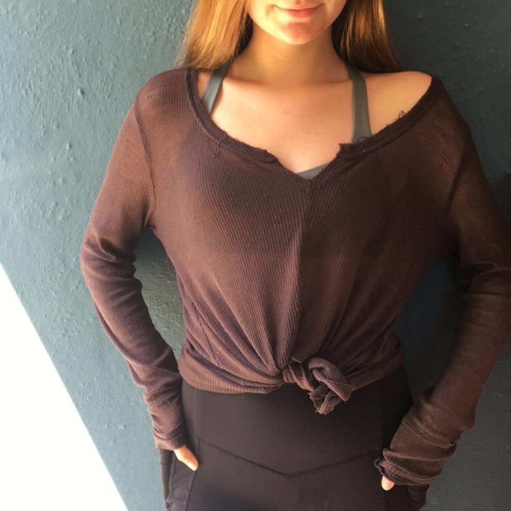 Urban outfitters thermal long sleeved top